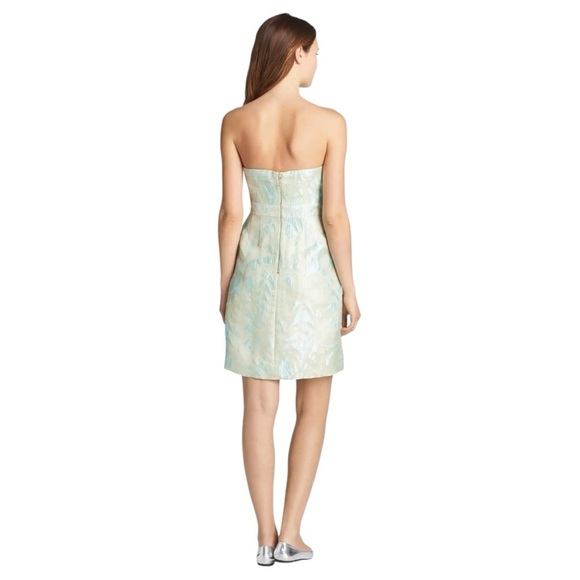 Kate Spade Jacquard Faye Dress Size 2 Strapless Sweetheart Neckline NWT - Picture 2 of 12